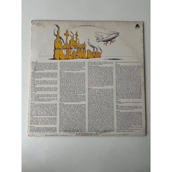 Monty Python Live At City Center April 1976 LP Arista AB 4073 EX Cleaned - Picture 3 of 7